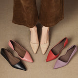 Arlette – Cuir Escarpins à Talon Kitten