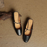 Aimée – Pantolettes en cuir