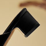 Anaïs – Mules en cuir à bout pointu