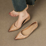 Andrée – Ballerines en Cuir Véritable