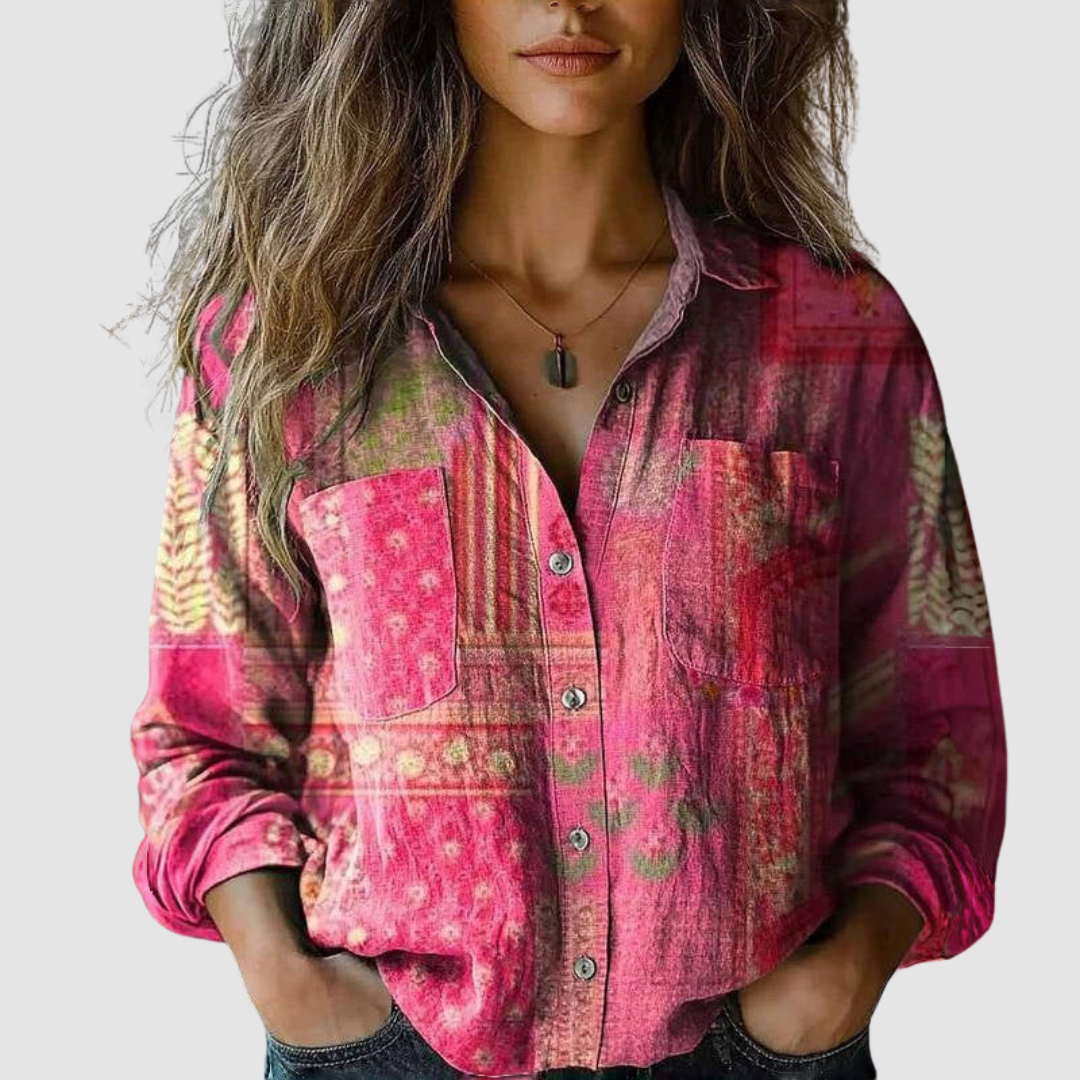 Morena | Blouse Vintage Imprimée