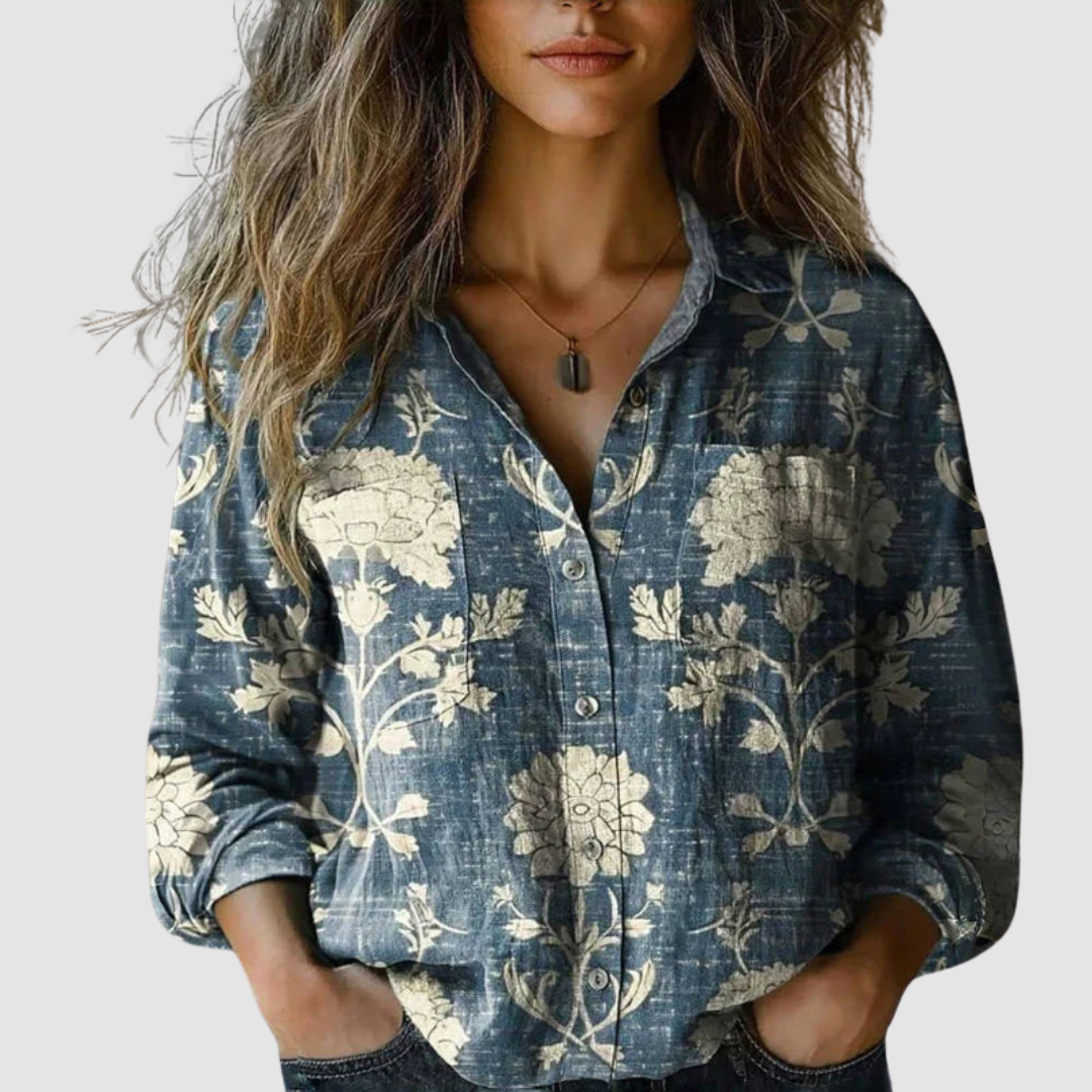 Morena | Blouse Vintage Imprimée