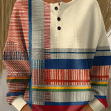 Soléane | Henley en tricot gaufré confortable