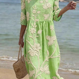 Haydée – Robe décontractée à motifs
