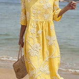 Maëlle – Robe décontractée à imprimé floral