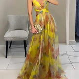 Claudia |™ Robe longue envoûtante avec imprimé floral