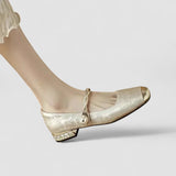 Émilie – Ballerines vintage raffinées