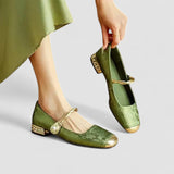 Émilie – Ballerines vintage raffinées