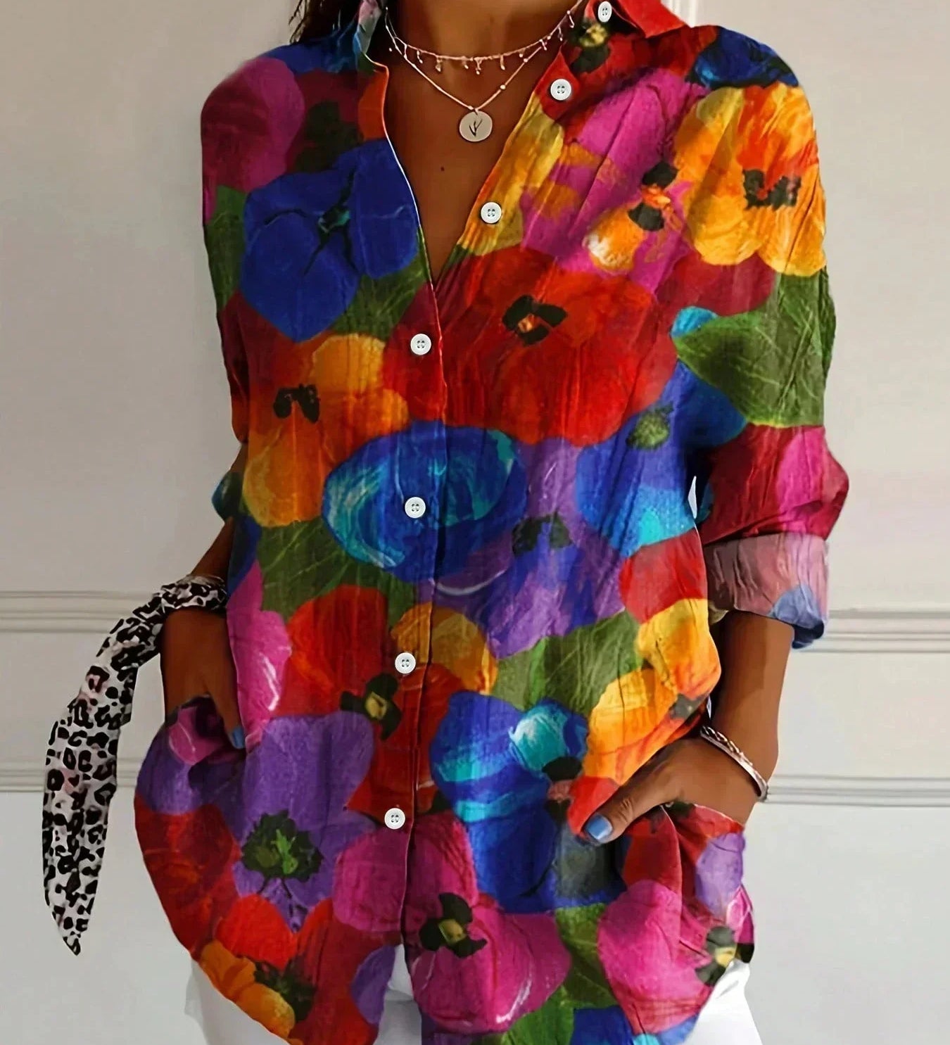 Sadie | Blouse à Motif Coloré