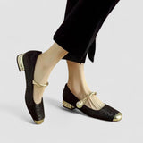 Émilie – Ballerines vintage raffinées