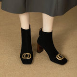 Aurélie – Bottines en velours