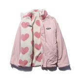 Catherine | Veste réversible à cœurs