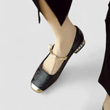 Émilie – Ballerines vintage raffinées