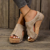 Sofia - Sandales Wedges Lumi Stud