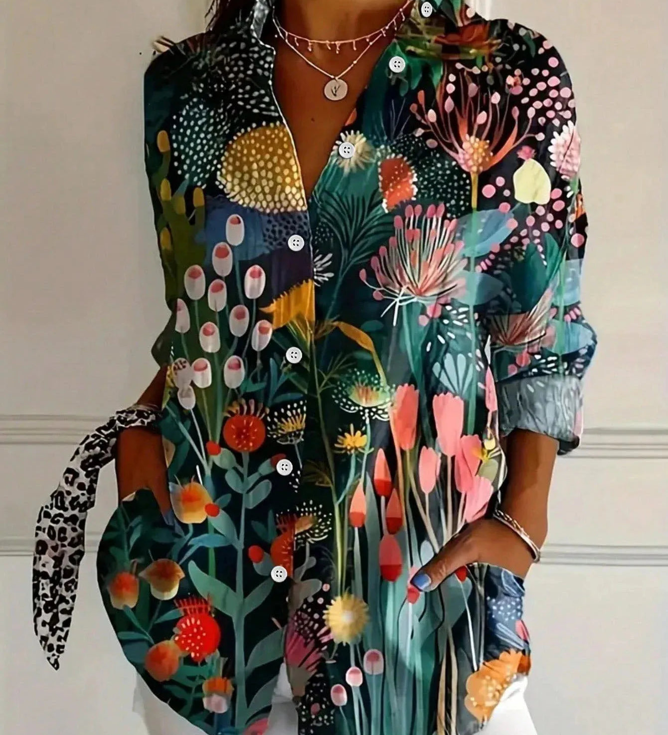 Sadie | Blouse à Motif Coloré