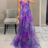 Claudia |™ Robe longue envoûtante avec imprimé floral