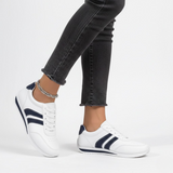 Lucienne™ — Sneakers blanches sportives élégantes confortables