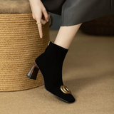 Aurélie – Bottines en velours