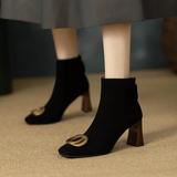 Aurélie – Bottines en velours