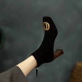 Aurélie – Bottines en velours
