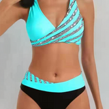 Mona | Bikini imprimé dans des tons chauds