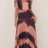 Léa | Robe maxi tie dye