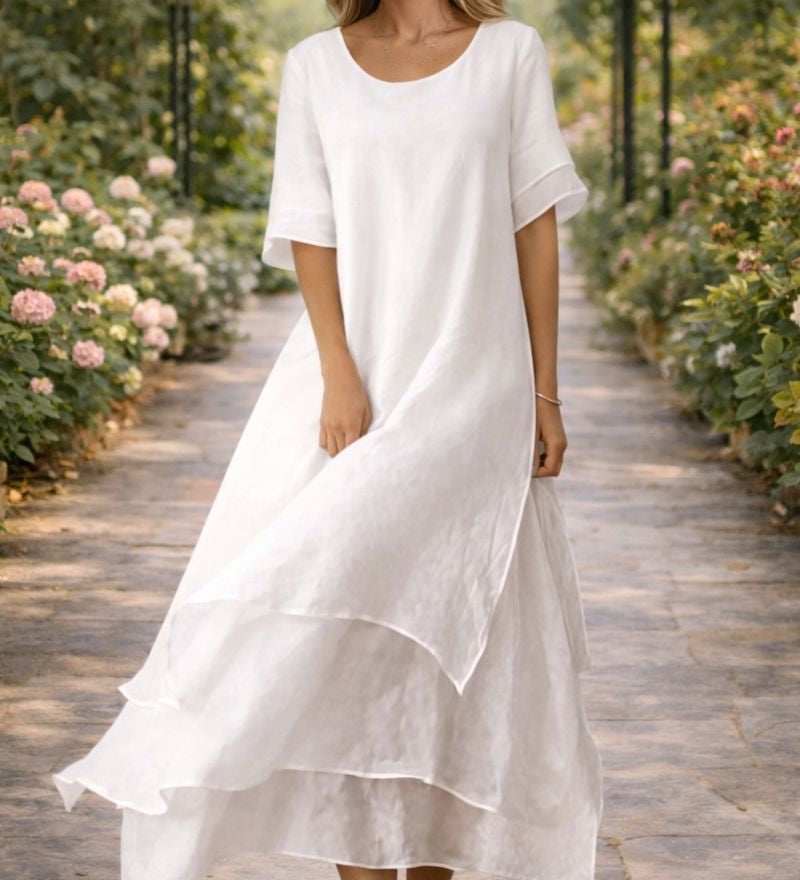 Esperanza | Robe longue fluide à la silhouette élégante