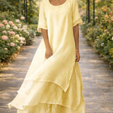 Esperanza | Robe longue fluide à la silhouette élégante