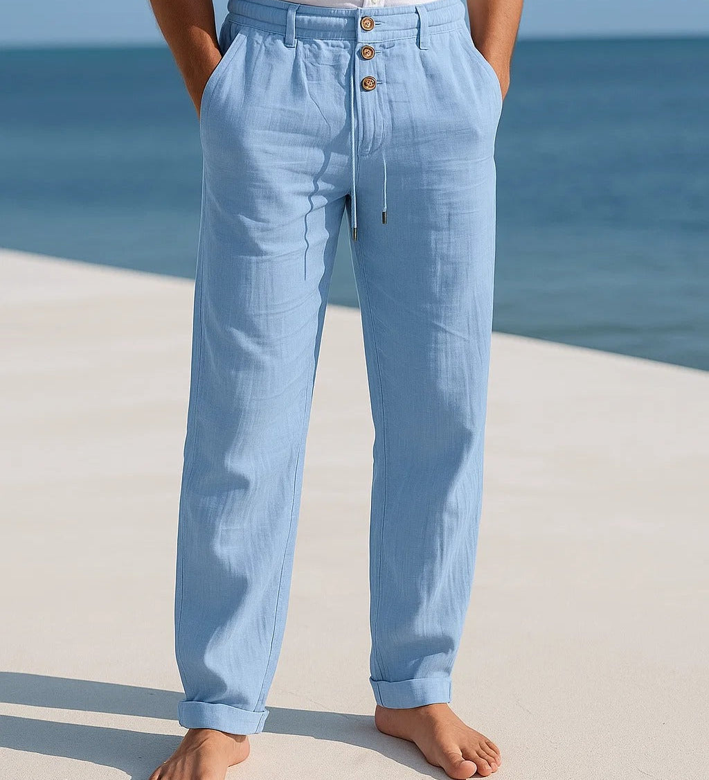 Matteo | Pantalon D'été En Lin Léger