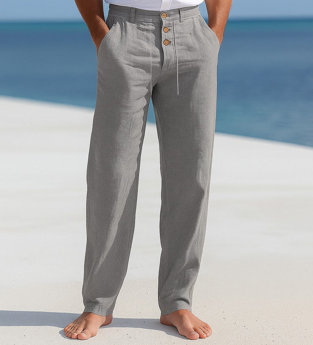Matteo | Pantalon D'été En Lin Léger