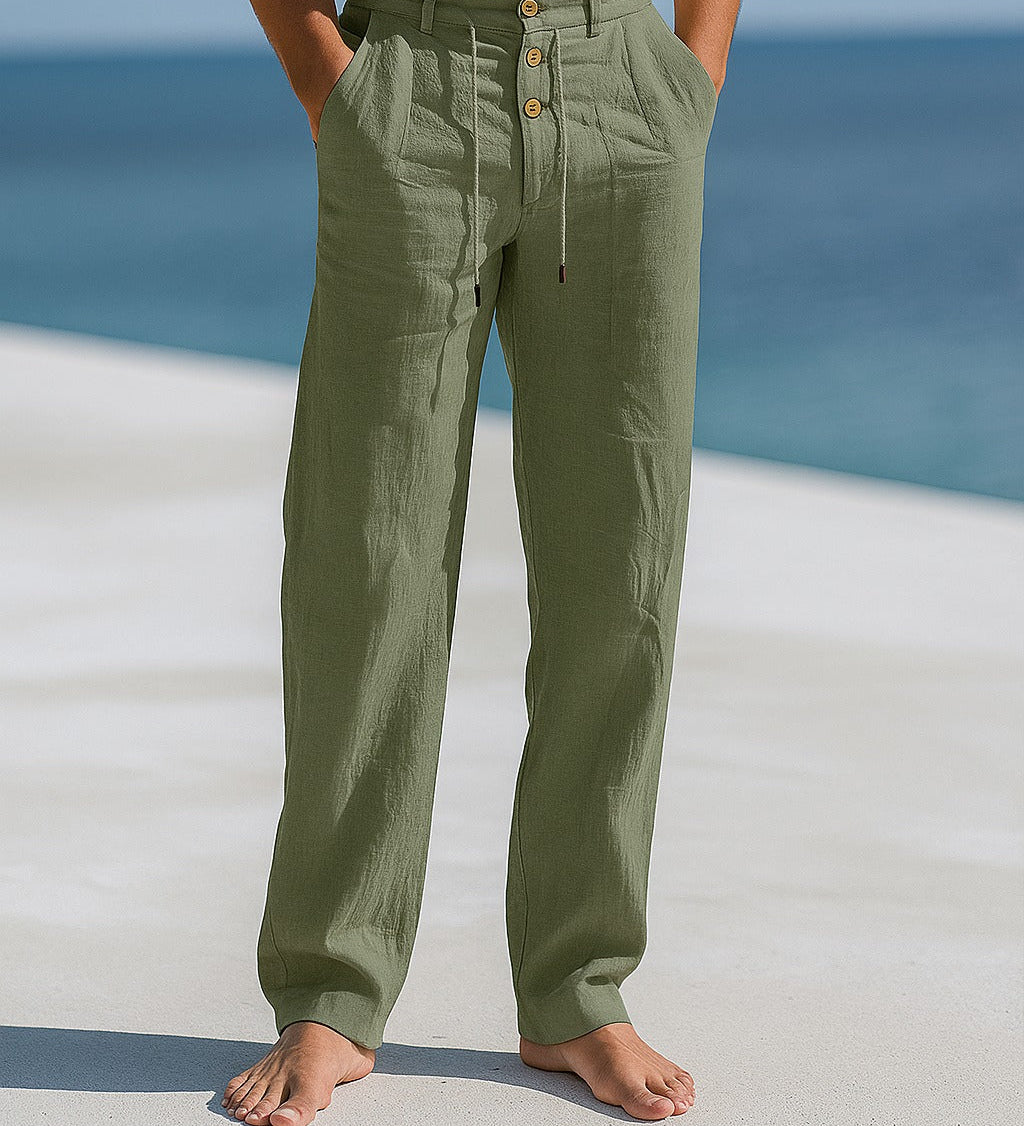 Matteo | Pantalon D'été En Lin Léger