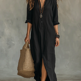 Soline | Robe longue à boutons