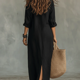 Soline | Robe longue à boutons