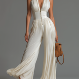 Lucía | Robe plissée en georgette