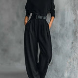 Ensemble Élégant Jessica™ : Haut Chic et Pantalons Droits