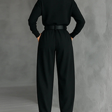 Ensemble Élégant Jessica™ : Haut Chic et Pantalons Droits