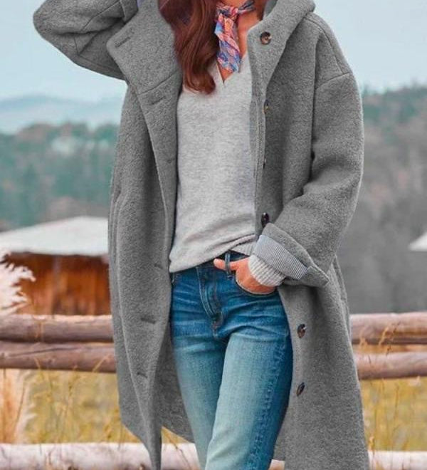 Amelie | Manteau d'hiver long et élégant