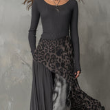 Bárbara | Robe maxi bohème à imprimé animal