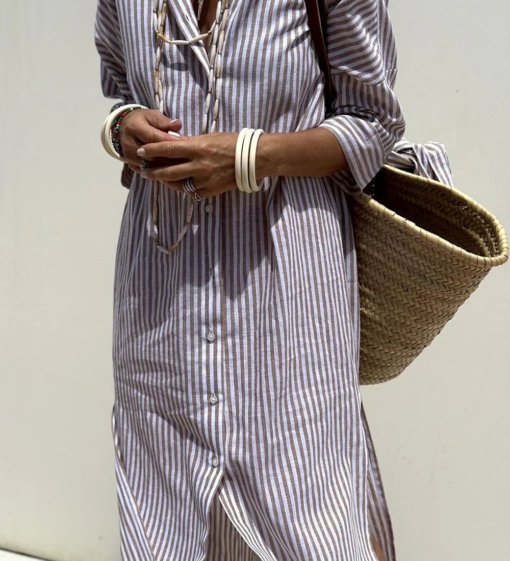Sofia – Robe d'été rayée