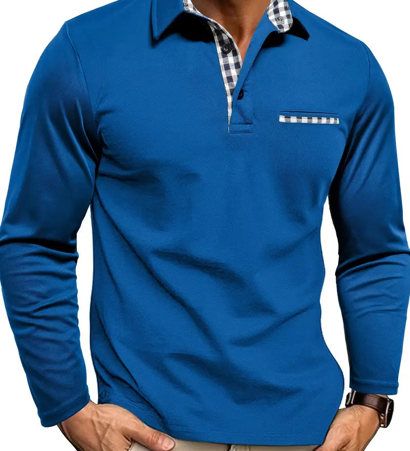 ADRIEN™ | POLO MANCHES LONGUES CLASSIQUE