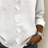 Susan | Blouse Volante Élégante