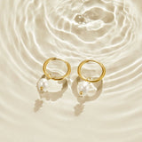 Eléa | Les Boucles d'Oreilles Créoles en Perles Classiques