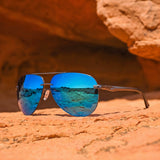 Alden | Lunettes de soleil aviateur polarisées (1+1 GRATUIT)