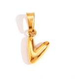 Collier Lettre Bubble Chic