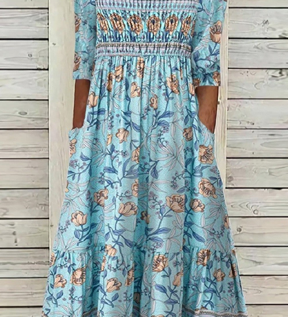 Florencia | Robe fluide d'inspiration florale