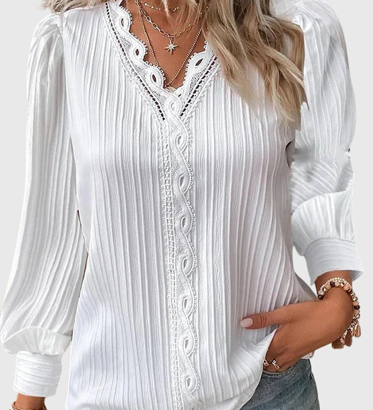 Andrea | Blouse Pullover Élégante