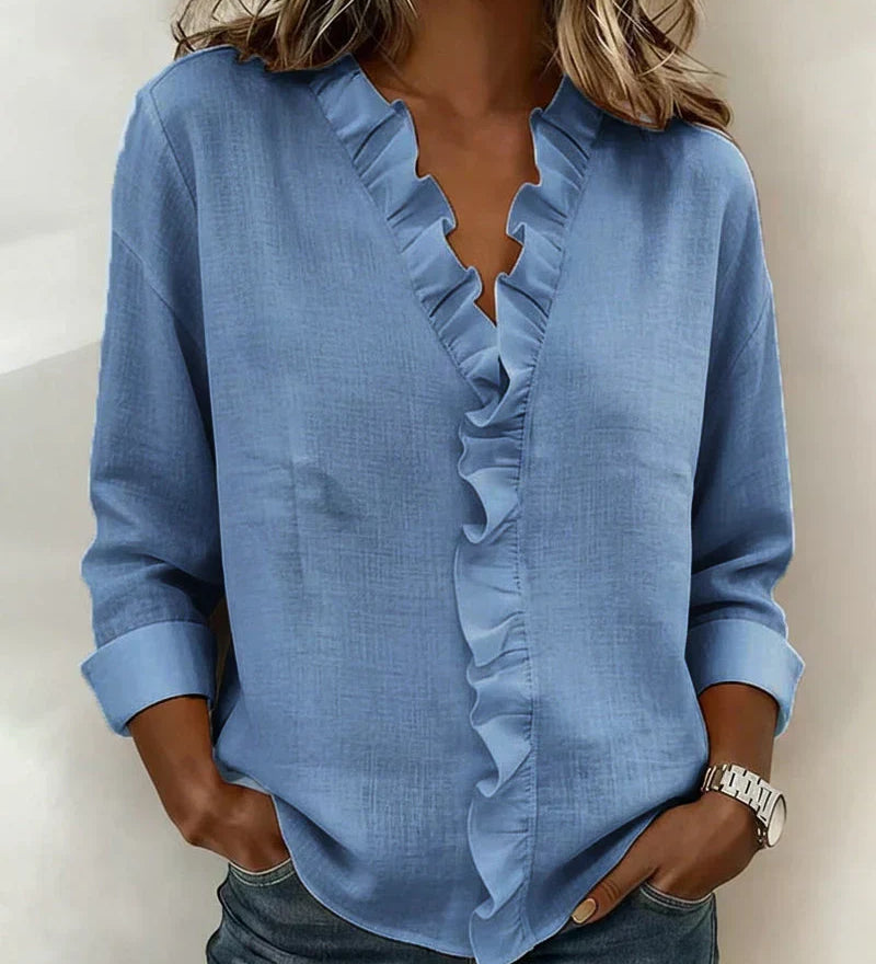 Susan | Blouse Volante Élégante