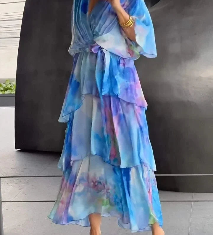 Cassia – Robe élégante en chiffon