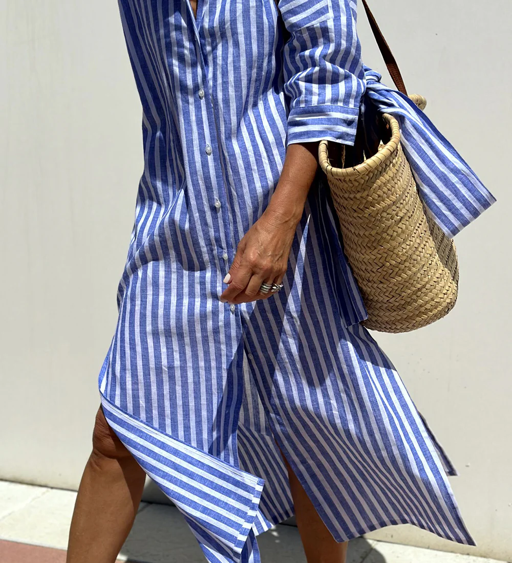 Sofia – Robe d'été rayée