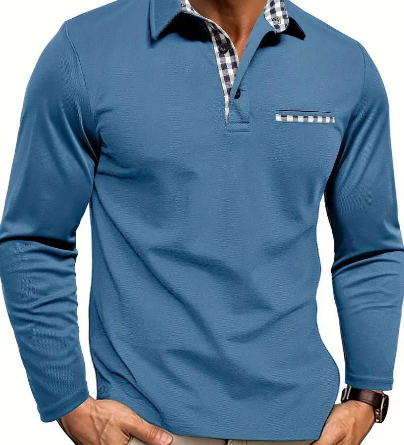 ADRIEN™ | POLO MANCHES LONGUES CLASSIQUE